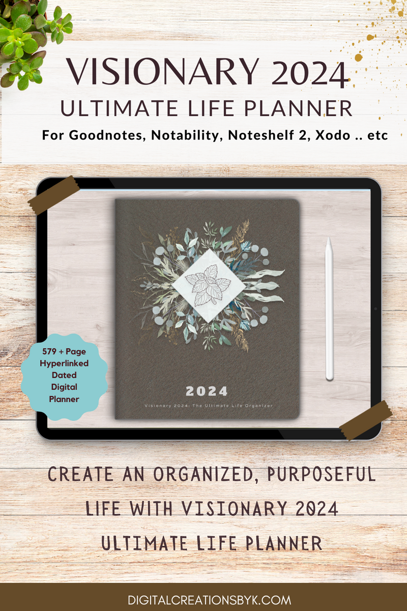 2023 2024 Mid Year Digital Life Planner with QIMEN Strategic Execution –  The Life Creator