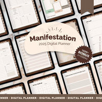 2025 Manifestation: The Ultimate Life Digital Planner