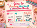 The Book Lover's Reading Journal Bundle – Printable Reading Tracker & Book Review Pages