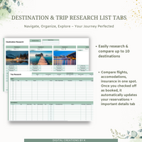 Expedition Essentials Travel Planner