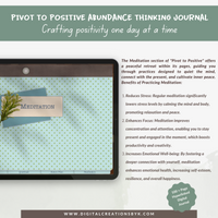 Pivot To Positive Abundance Thinking Journal