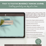 Pivot To Positive Abundance Thinking Journal