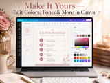 The Solo Business Launch Planner – 52-Page Printable Startup Workbook for Women Entrepreneurs