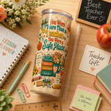 More Than a Teacher Tumbler Wrap PNG – You Were a Safe Place Retro 20oz Sublimation Design