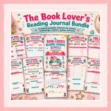 The Book Lover's Reading Journal Bundle – Printable Reading Tracker & Book Review Pages
