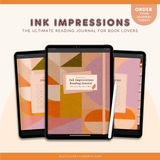 Ink Impressions Reading Journal: Your Ultimate Companion for Literary Adventures