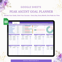 Ascent Goal Planner for Google Spreadsheet