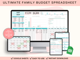 Family Budget Spreadsheet