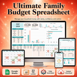Family Budget Spreadsheet