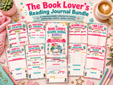 The Book Lover's Reading Journal Bundle – Printable Reading Tracker & Book Review Pages