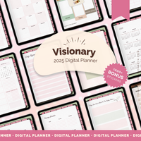 2025 Visionary: The Ultimate Life Digital Planner