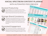 Social Spectrum Content Planner