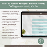 Pivot To Positive Abundance Thinking Journal