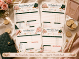 Pink & Gold Budget Planner Printable Bundle – 20-Page Monthly Budget, Bill & Debt Tracker Set