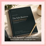 The Solo Business Launch Planner – 52-Page Printable Startup Workbook for Women Entrepreneurs