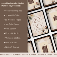 2025 Manifestation: The Ultimate Life Digital Planner