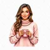 Latina Boss Lady Clipart Bundle | 30 PNG 300 DPI Commercial Use