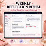 Momentum Weekly — Interactive Digital Weekly Planner & Goal Tracker