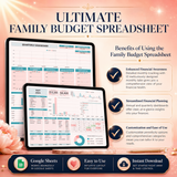 Family Budget Spreadsheet