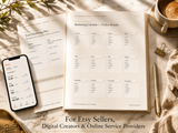 The Solo Business Launch Planner – 52-Page Printable Startup Workbook for Women Entrepreneurs