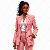 Black Girl Professional Clipart Bundle | 30 PNG 300 DPI Commercial Use