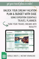 Expedition Essentials Travel Planner