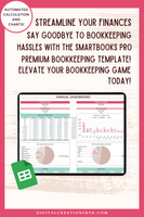 SmartBooks Pro Premium Bookkeeping Template for Google Sheets