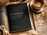 The Solo Business Launch Planner – 52-Page Printable Startup Workbook for Women Entrepreneurs