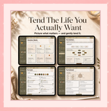 The Well-Tended Life — Interactive Vision Board & Life Planner
