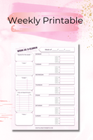 Weekly Planner Printable-Digital Creations by K