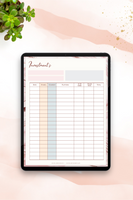 Monthly Budget Printable-Digital Creations by K