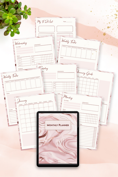 Monthly Budget Printable-Digital Creations by K