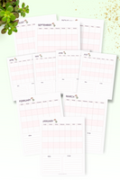 Monthly Planner Printable-Digital Creations by K